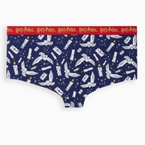 3 for $30 TORRID NWT Harry Potter Seamless Boyshort Panty - Cotton Hedwig 0297 - Picture 2 of 5